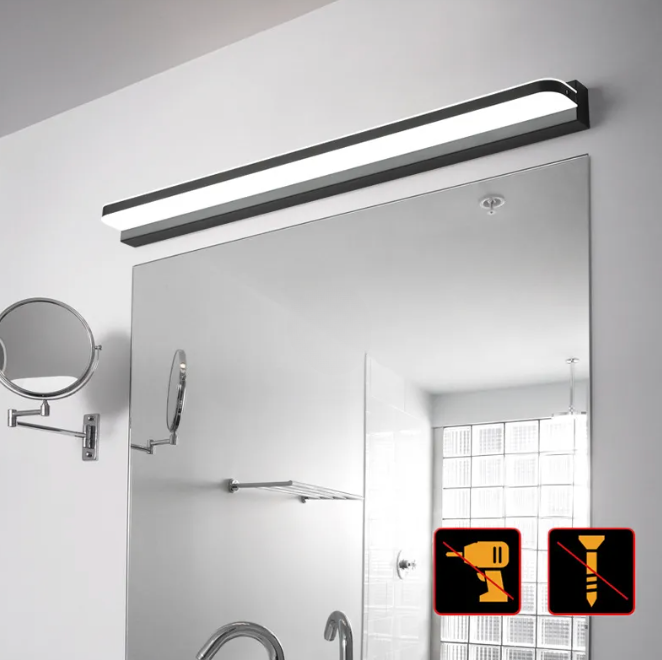 Moderne LED-Badezimmerleuchte, schlichtes Design
