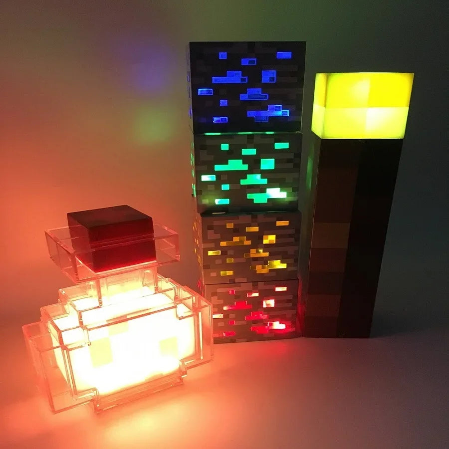Originale Nachttischlampe - Pixel Glow